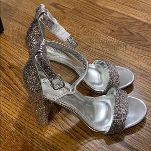 Silver heels